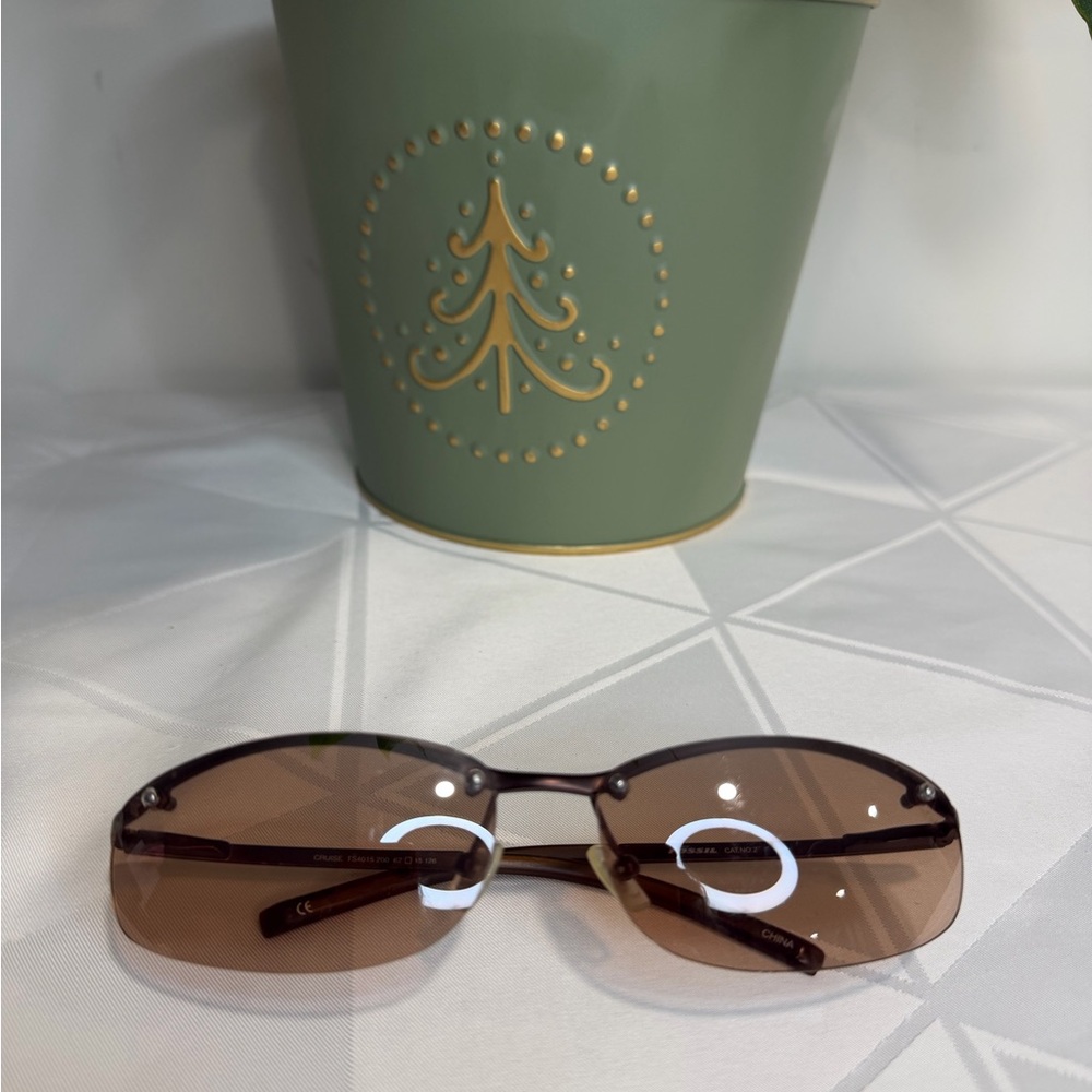 FOSSIL Brown Designer Sunglasses W/ Brown Lens CRUISE T4015 200